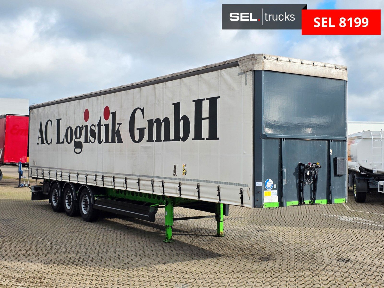 Berger SAPL24 / Coilmulde / 5.560 kg LEERGEWICHT - Curtainsider semi-trailer: picture 3 Berger SAPL24 / Coilmulde / 5.560 kg LEERGEWICHT - Curtainsider semi-trailer: picture 3