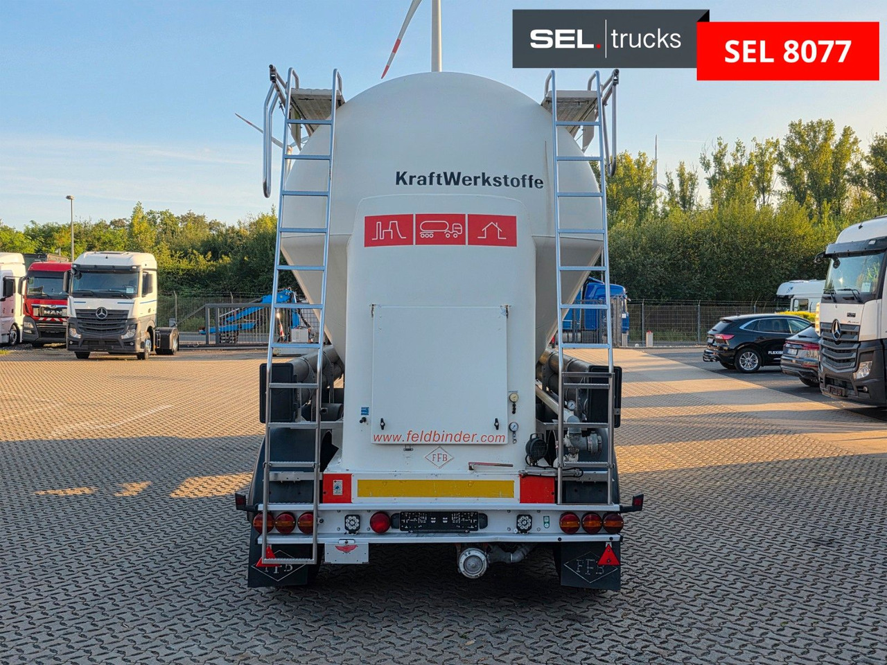 Silo semi-trailer Feldbinder EUT 40.3/7645/A/2 / 1 Kammer: picture 6