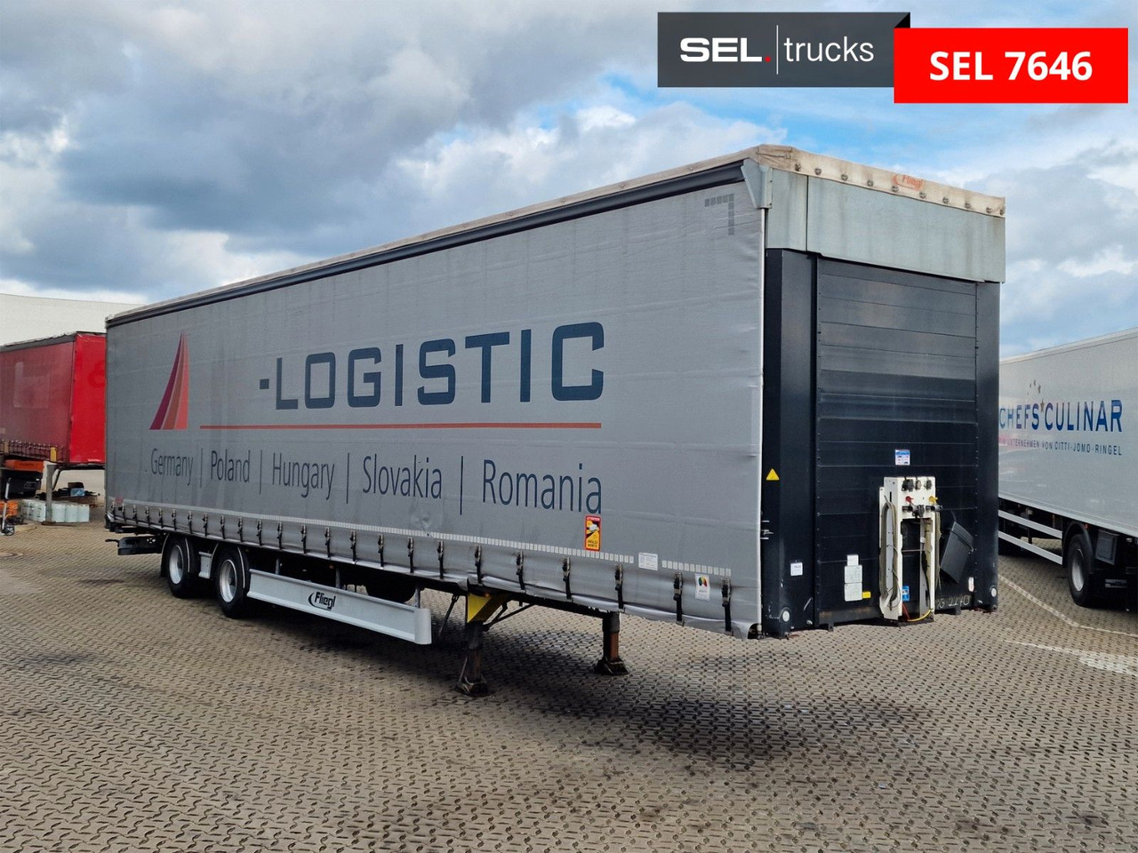 Fliegl SZS320 / Hubdach / EDSCHA / Mega - Curtainsider semi-trailer: picture 3 Fliegl SZS320 / Hubdach / EDSCHA / Mega - Curtainsider semi-trailer: picture 3