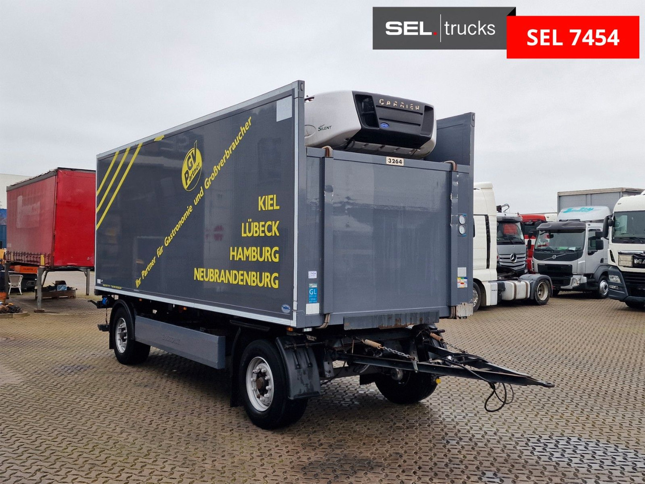 Krone AZ / Ldbw / Carrier Supra 850MT-X / FRC 04.2018 - Refrigerated trailer: picture 3 Krone AZ / Ldbw / Carrier Supra 850MT-X / FRC 04.2018 - Refrigerated trailer: picture 3