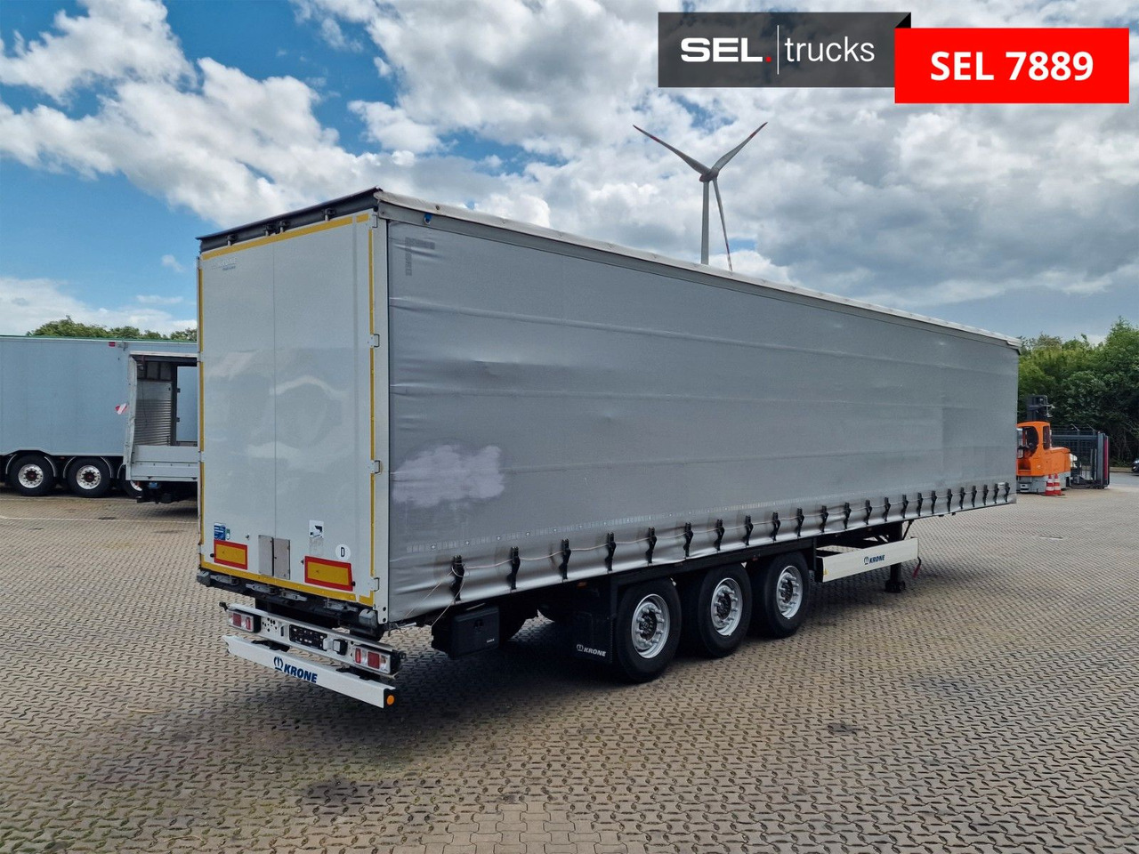 Krone SD / EDSCHA / Liftachse - Curtainsider semi-trailer: picture 5 Krone SD / EDSCHA / Liftachse - Curtainsider semi-trailer: picture 5