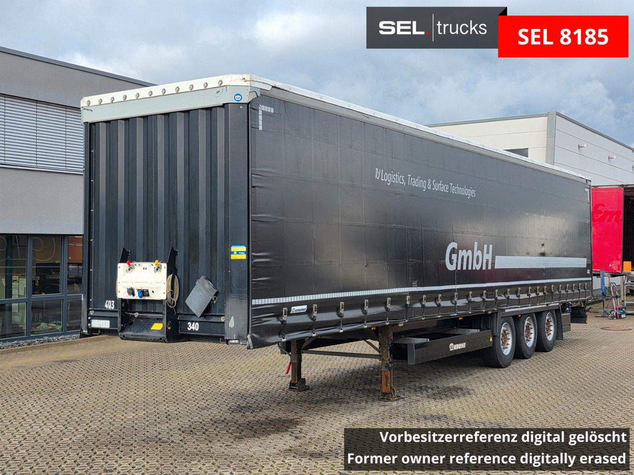Krone SD / EDSCHA / Liftachse - Curtainsider semi-trailer: picture 1 Krone SD / EDSCHA / Liftachse - Curtainsider semi-trailer: picture 1
