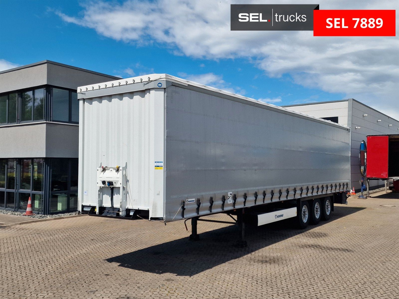 Krone SD / EDSCHA / Liftachse - Curtainsider semi-trailer: picture 1 Krone SD / EDSCHA / Liftachse - Curtainsider semi-trailer: picture 1