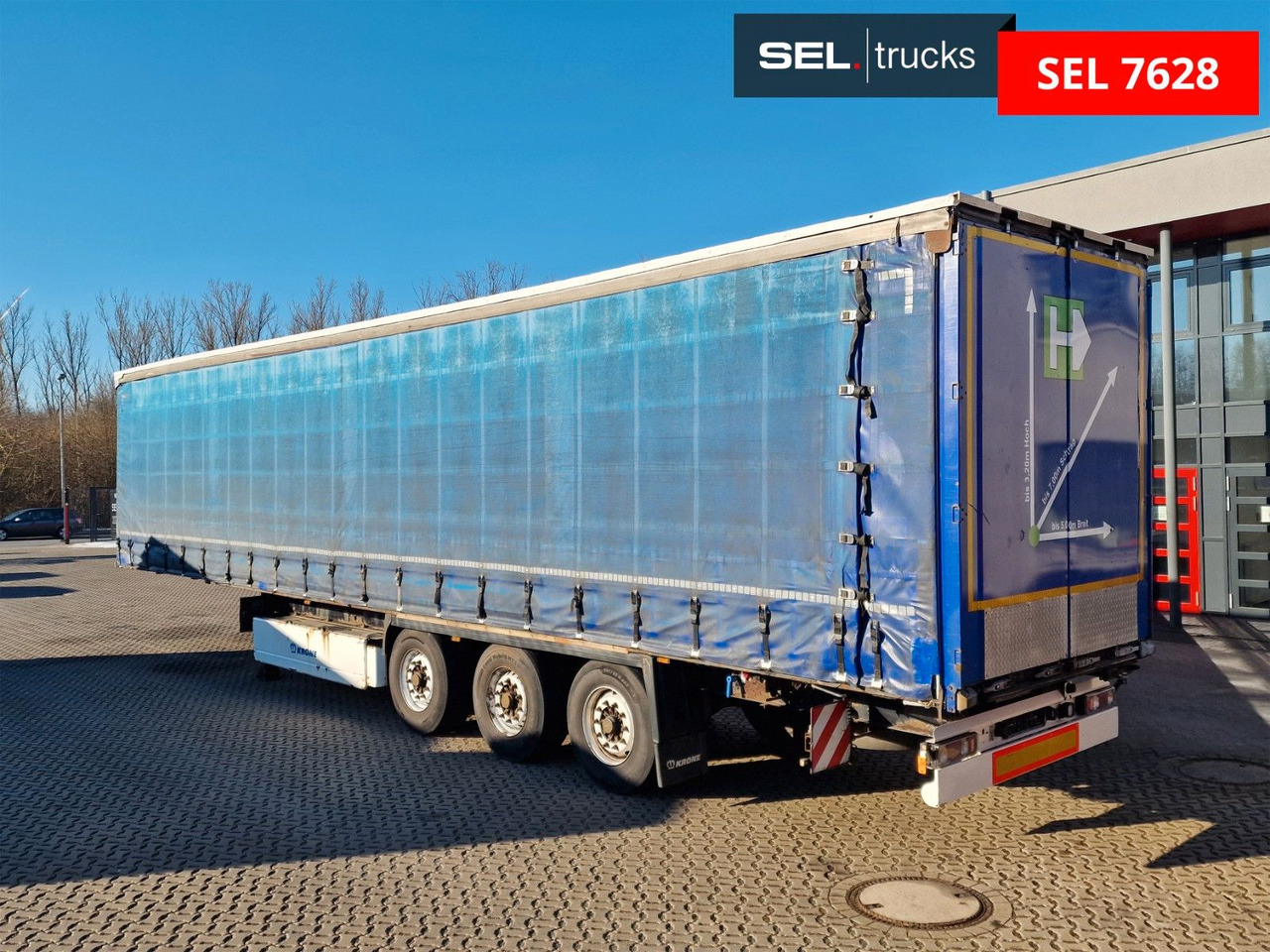 Krone SD / Hubdach / EDSCHA / Coil / verbreiterbar - Curtainsider semi-trailer: picture 1 Krone SD / Hubdach / EDSCHA / Coil / verbreiterbar - Curtainsider semi-trailer: picture 1