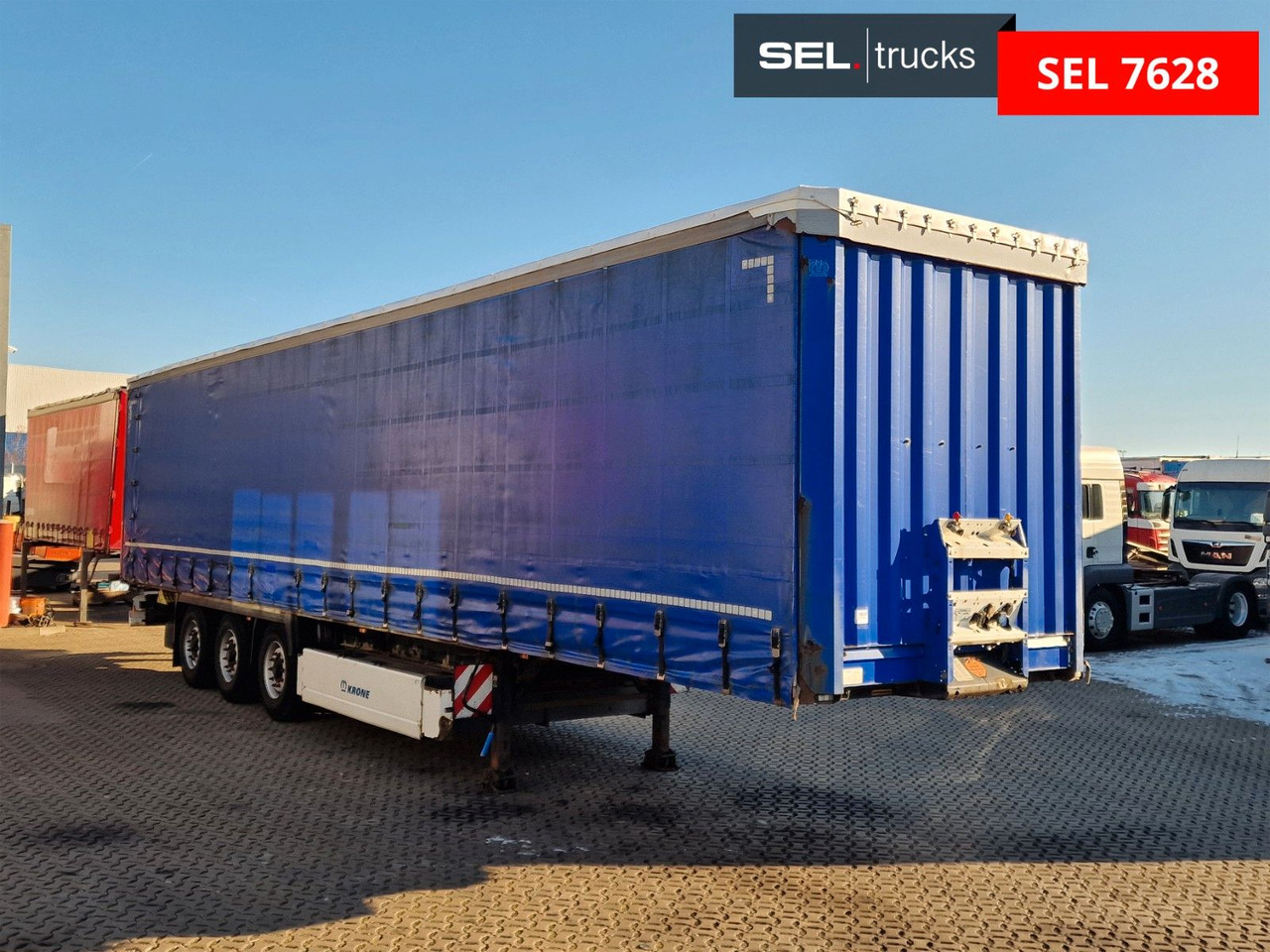 Krone SD / Hubdach / EDSCHA / Coil / verbreiterbar - Curtainsider semi-trailer: picture 4 Krone SD / Hubdach / EDSCHA / Coil / verbreiterbar - Curtainsider semi-trailer: picture 4