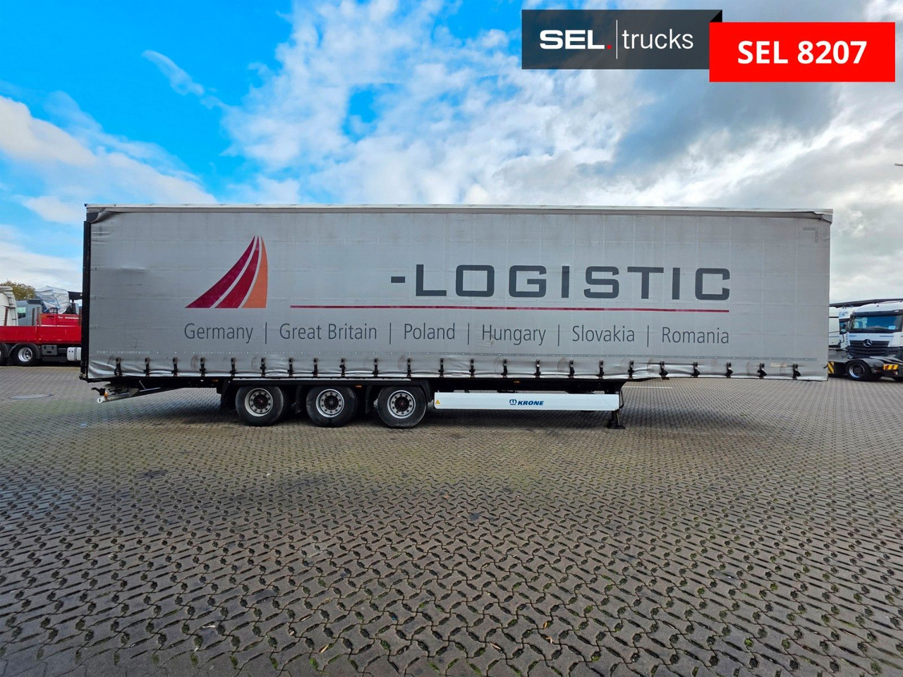 Krone SD / Hubdach / EDSCHA / Liftachse - Curtainsider semi-trailer: picture 4 Krone SD / Hubdach / EDSCHA / Liftachse - Curtainsider semi-trailer: picture 4