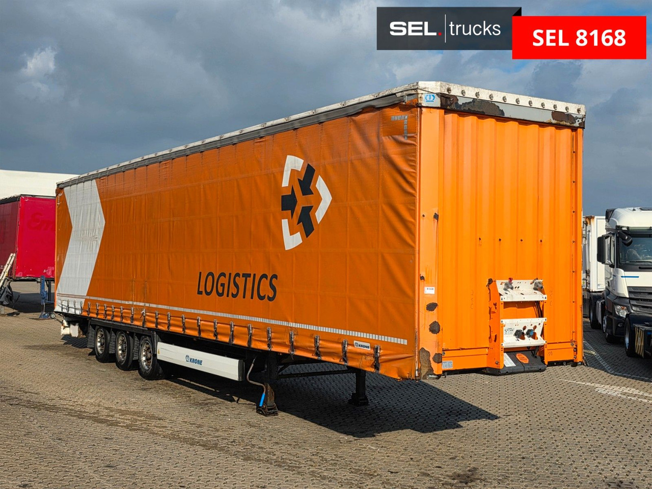 Krone SD / Hubdach / EDSCHA / Liftachse - Curtainsider semi-trailer: picture 3 Krone SD / Hubdach / EDSCHA / Liftachse - Curtainsider semi-trailer: picture 3