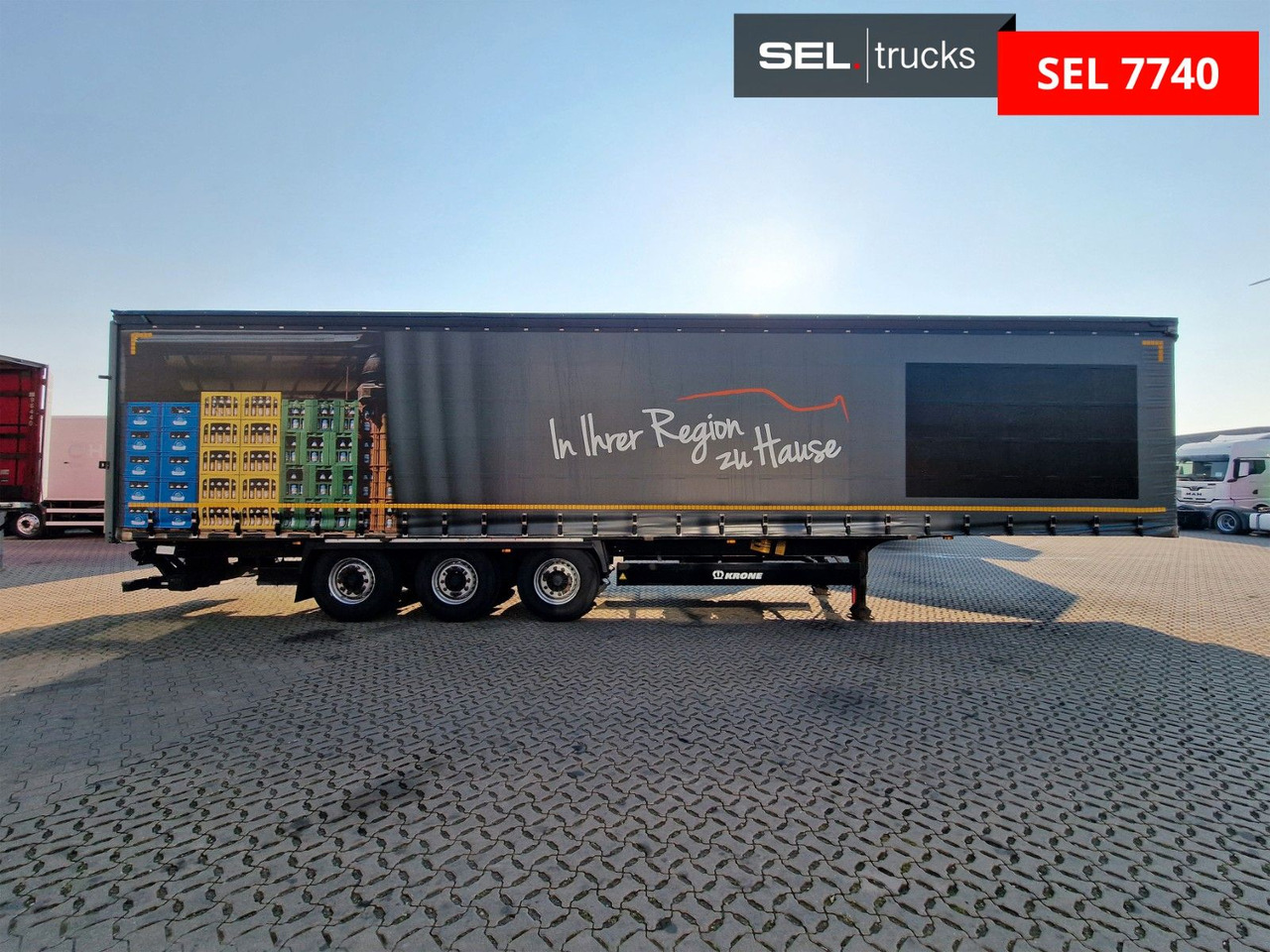 Krone SD / Ladebordwand / Lenkachse / Liftachse - Curtainsider semi-trailer: picture 5 Krone SD / Ladebordwand / Lenkachse / Liftachse - Curtainsider semi-trailer: picture 5