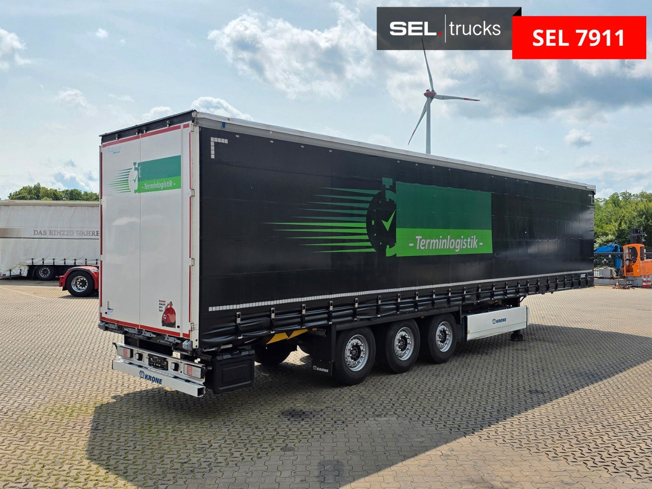 Krone SD / Palettenkasten / Liftachse - Curtainsider semi-trailer: picture 5 Krone SD / Palettenkasten / Liftachse - Curtainsider semi-trailer: picture 5
