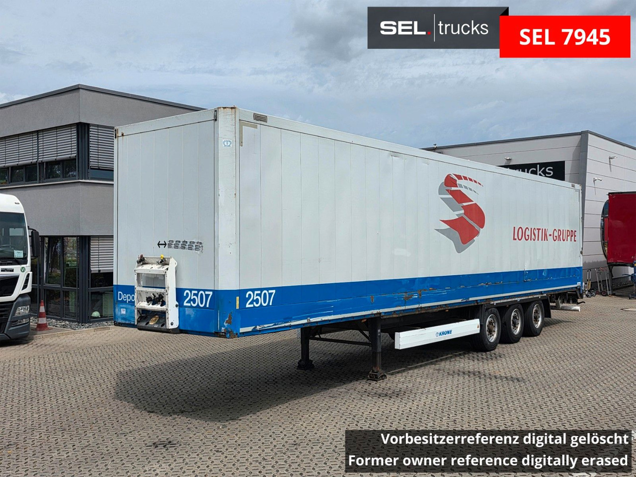 Krone SD / Textil / Liftachse - Closed box semi-trailer: picture 1 Krone SD / Textil / Liftachse - Closed box semi-trailer: picture 1