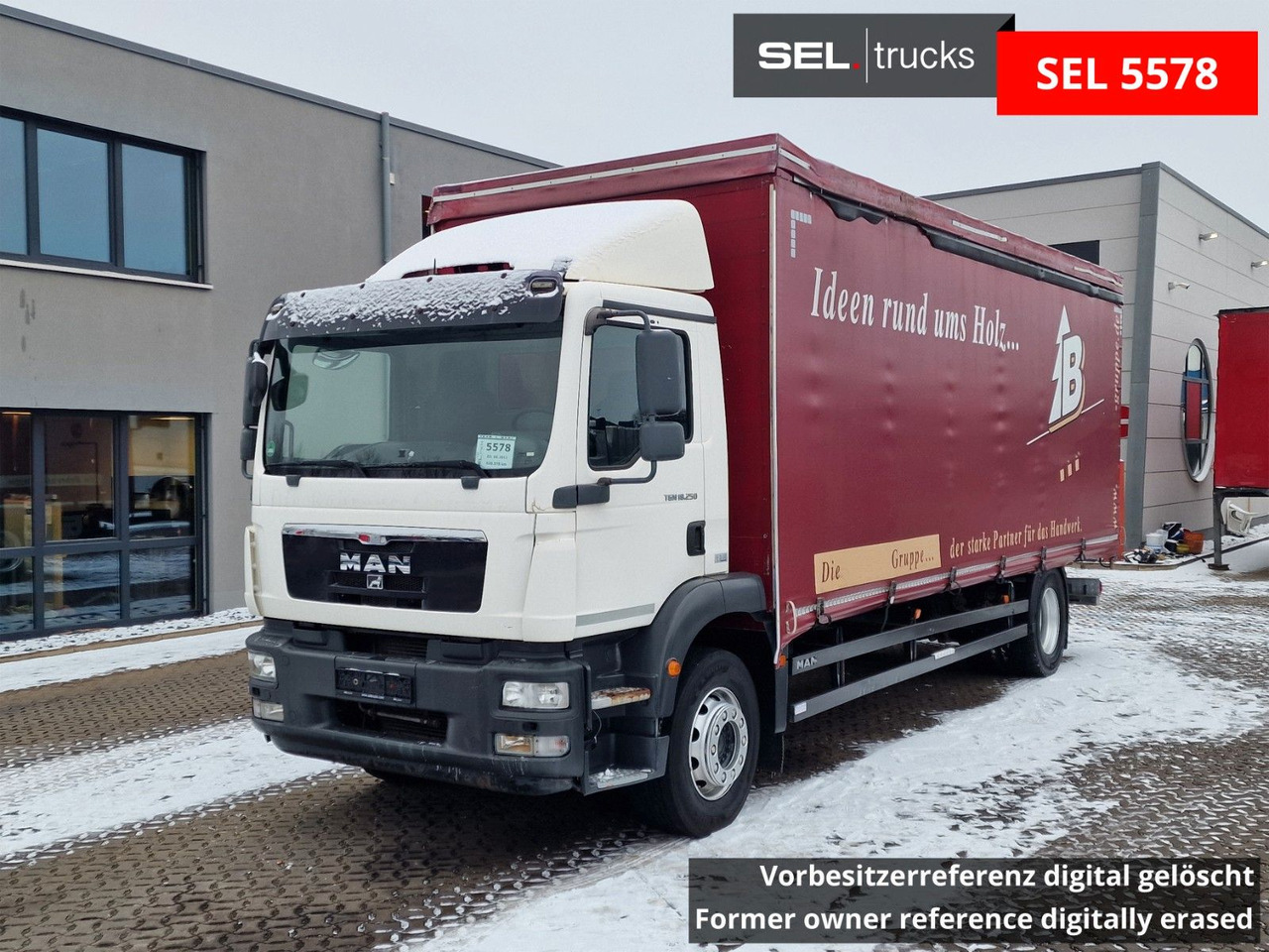 MAN TGM 18.250 4X2 LL / Staplerhalterung - Curtain side truck: picture 1 MAN TGM 18.250 4X2 LL / Staplerhalterung - Curtain side truck: picture 1