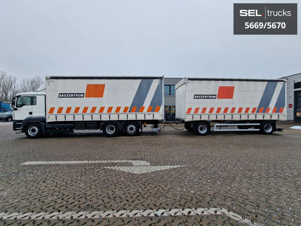 MAN TGS 26.440/Lenkachse/Staplerhaltrng./ KOMPLETT!! - Curtain side truck: picture 1 MAN TGS 26.440/Lenkachse/Staplerhaltrng./ KOMPLETT!! - Curtain side truck: picture 1