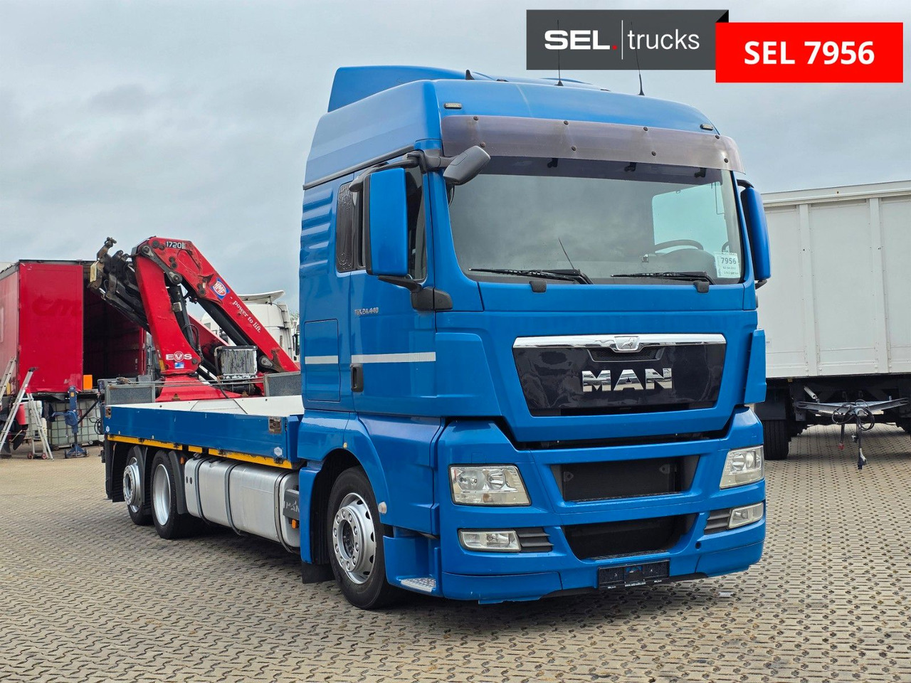 MAN TGX 24.440 6X2-2 LL-U / Intarder / HMF / Fernb. - Crane truck: picture 3 MAN TGX 24.440 6X2-2 LL-U / Intarder / HMF / Fernb. - Crane truck: picture 3
