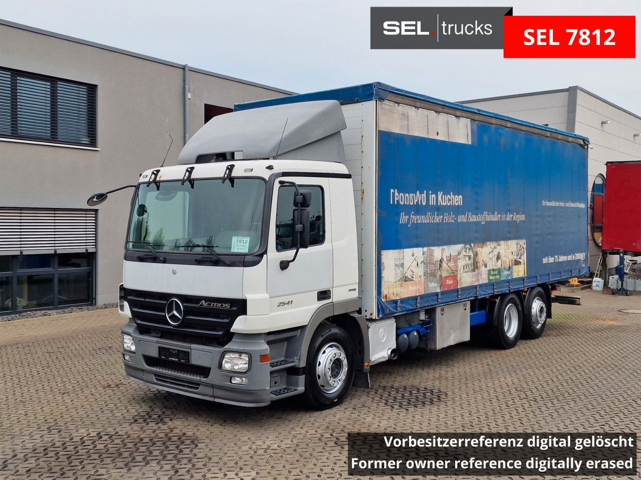 Mercedes-Benz Actros 2541 / Lenkachse / Liftachse / V6 - Curtain side truck: picture 1 Mercedes-Benz Actros 2541 / Lenkachse / Liftachse / V6 - Curtain side truck: picture 1