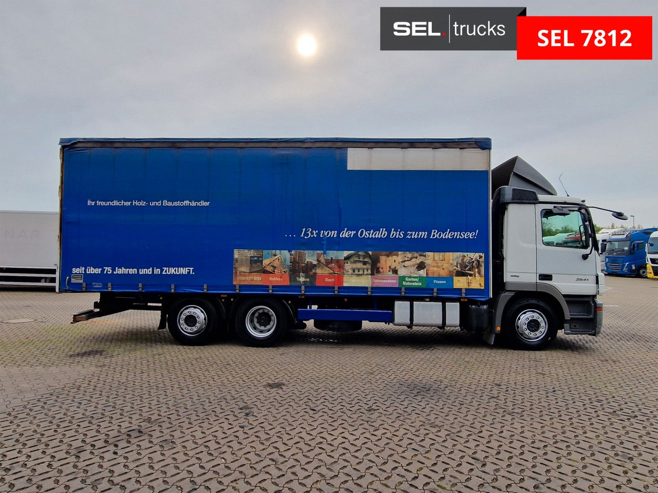 Mercedes-Benz Actros 2541 / Lenkachse / Liftachse / V6 - Curtain side truck: picture 4 Mercedes-Benz Actros 2541 / Lenkachse / Liftachse / V6 - Curtain side truck: picture 4