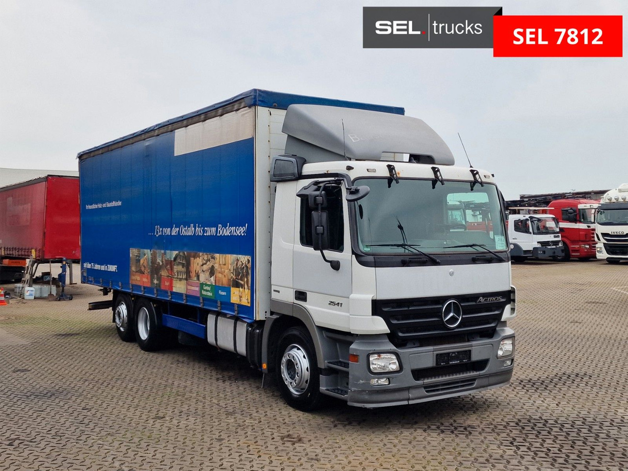 Mercedes-Benz Actros 2541 / Lenkachse / Liftachse / V6 - Curtain side truck: picture 3 Mercedes-Benz Actros 2541 / Lenkachse / Liftachse / V6 - Curtain side truck: picture 3