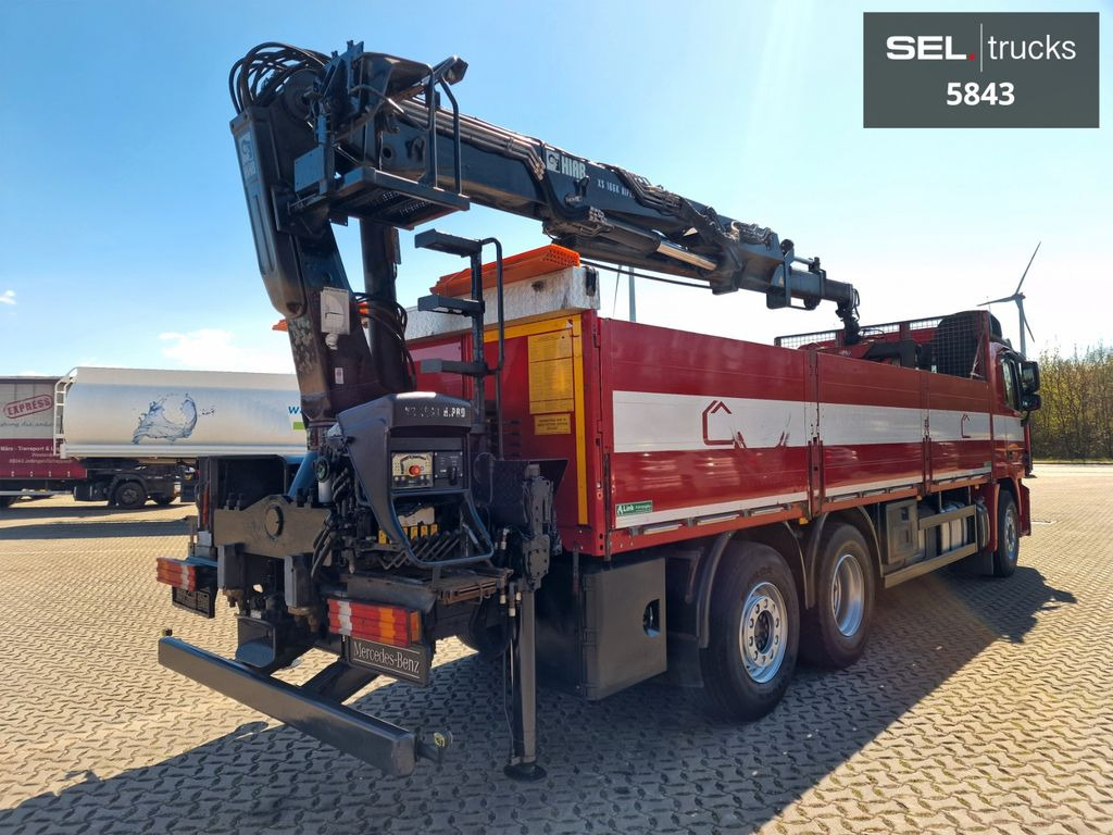 Mercedes-Benz Actros 2546 / HIAB 166K / ADC 4,1t / Lenkachse  - Crane truck, Dropside/ Flatbed truck: picture 5 Mercedes-Benz Actros 2546 / HIAB 166K / ADC 4,1t / Lenkachse  - Crane truck, Dropside/ Flatbed truck: picture 5