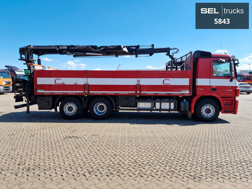 Mercedes-Benz Actros 2546 / HIAB 166K / ADC 4,1t / Lenkachse  - Crane truck, Dropside/ Flatbed truck: picture 4 Mercedes-Benz Actros 2546 / HIAB 166K / ADC 4,1t / Lenkachse  - Crane truck, Dropside/ Flatbed truck: picture 4