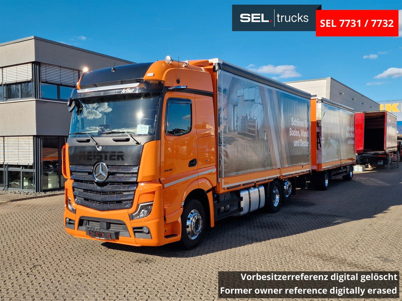 Mercedes-Benz Actros 2548 / Retarder / Aluklappen / 6E - Curtain side truck: picture 1 Mercedes-Benz Actros 2548 / Retarder / Aluklappen / 6E - Curtain side truck: picture 1
