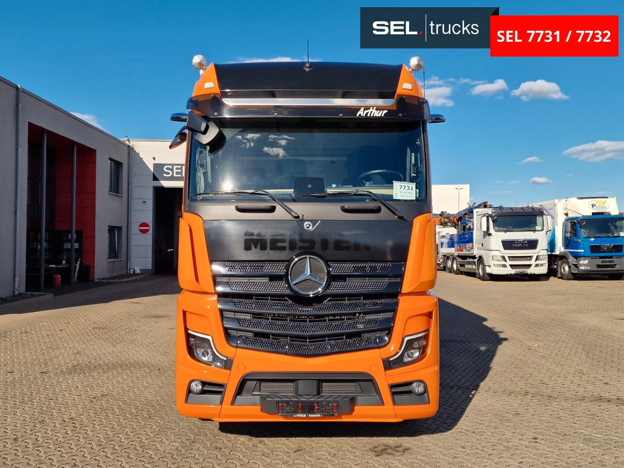 Mercedes-Benz Actros 2548 / Retarder / Aluklappen / 6E - Curtain side truck: picture 2 Mercedes-Benz Actros 2548 / Retarder / Aluklappen / 6E - Curtain side truck: picture 2