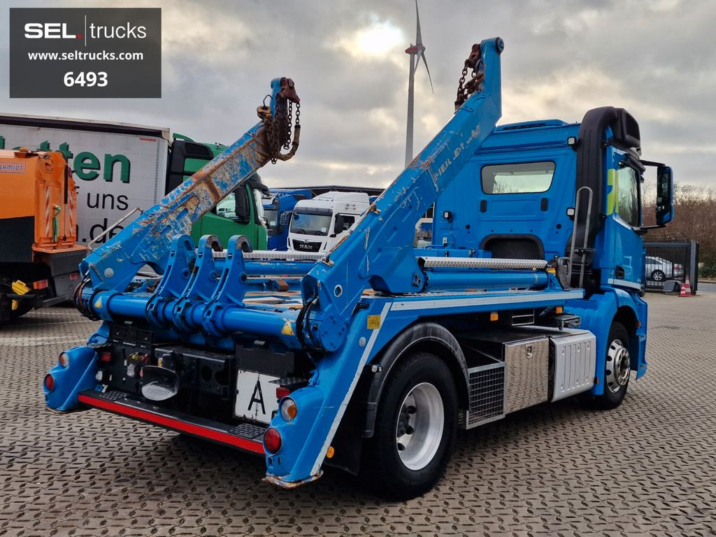 Mercedes-Benz Antos 1851 / Meiller Kipper / Standklima / Navi  - Skip loader truck: picture 5 Mercedes-Benz Antos 1851 / Meiller Kipper / Standklima / Navi  - Skip loader truck: picture 5