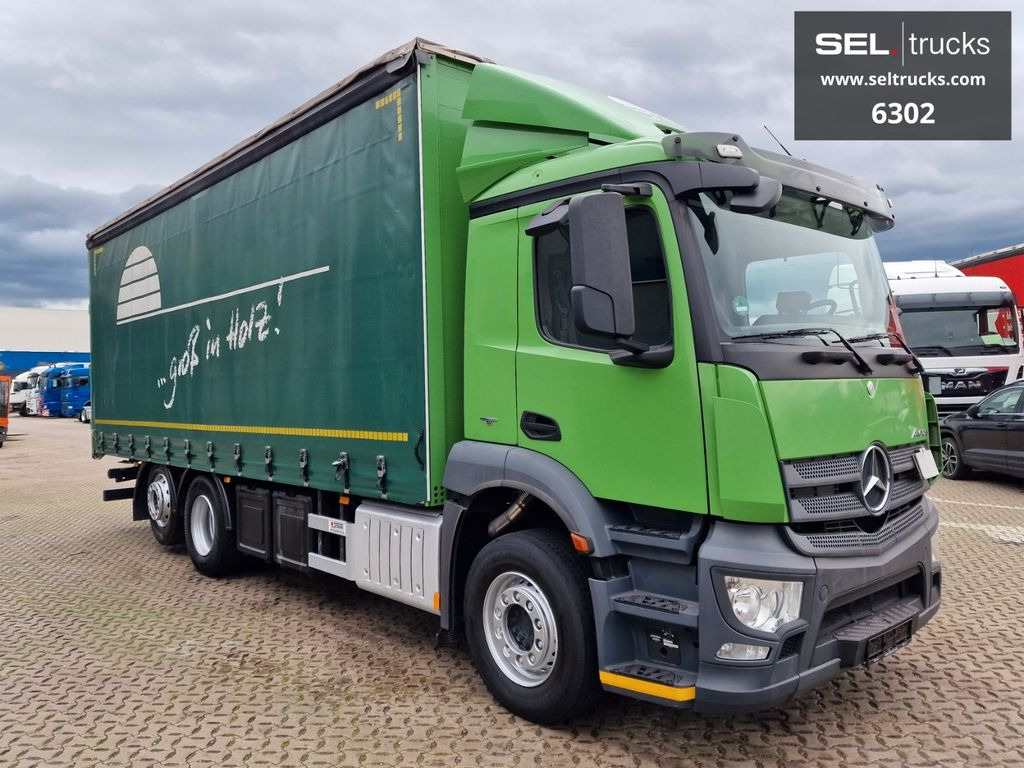 Mercedes-Benz Antos 2536 L / LENKACHSE / STERZANTE - Curtain side truck: picture 3 Mercedes-Benz Antos 2536 L / LENKACHSE / STERZANTE - Curtain side truck: picture 3