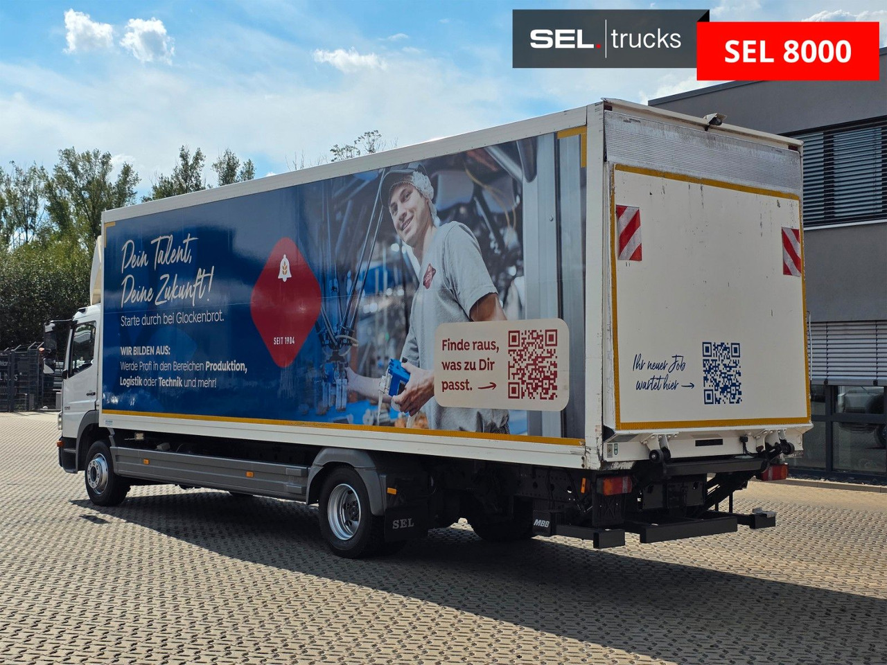 Box truck Mercedes-Benz Atego 1218 / Ladebordwand: picture 7