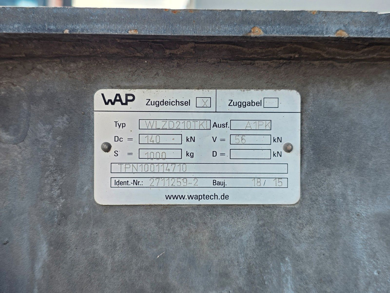 Refrigerated trailer ROHR Rohr RZK/18 IV / Ladebordwand: picture 26 Refrigerated trailer ROHR Rohr RZK/18 IV / Ladebordwand: picture 26