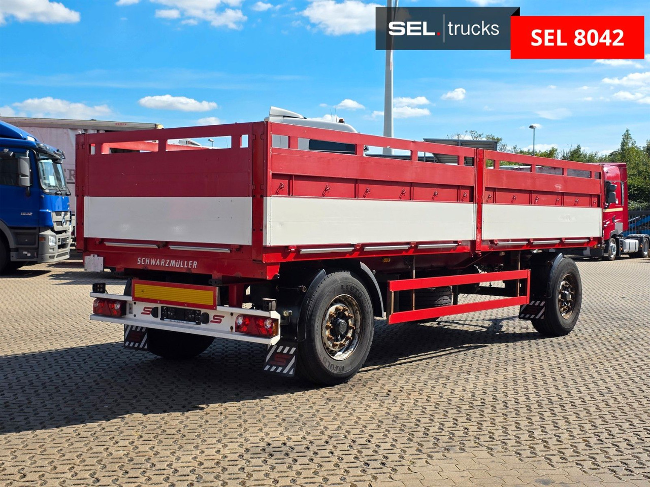 Schwarzmüller PA 2/E / Baustoff / 40 mm - Dropside/ Flatbed trailer: picture 5 Schwarzmüller PA 2/E / Baustoff / 40 mm - Dropside/ Flatbed trailer: picture 5