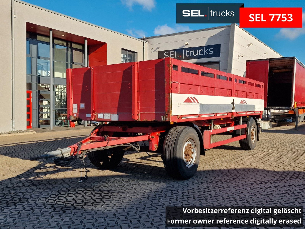 Schwarzmüller PA 2/E / Baustoff - Dropside/ Flatbed trailer: picture 1 Schwarzmüller PA 2/E / Baustoff - Dropside/ Flatbed trailer: picture 1
