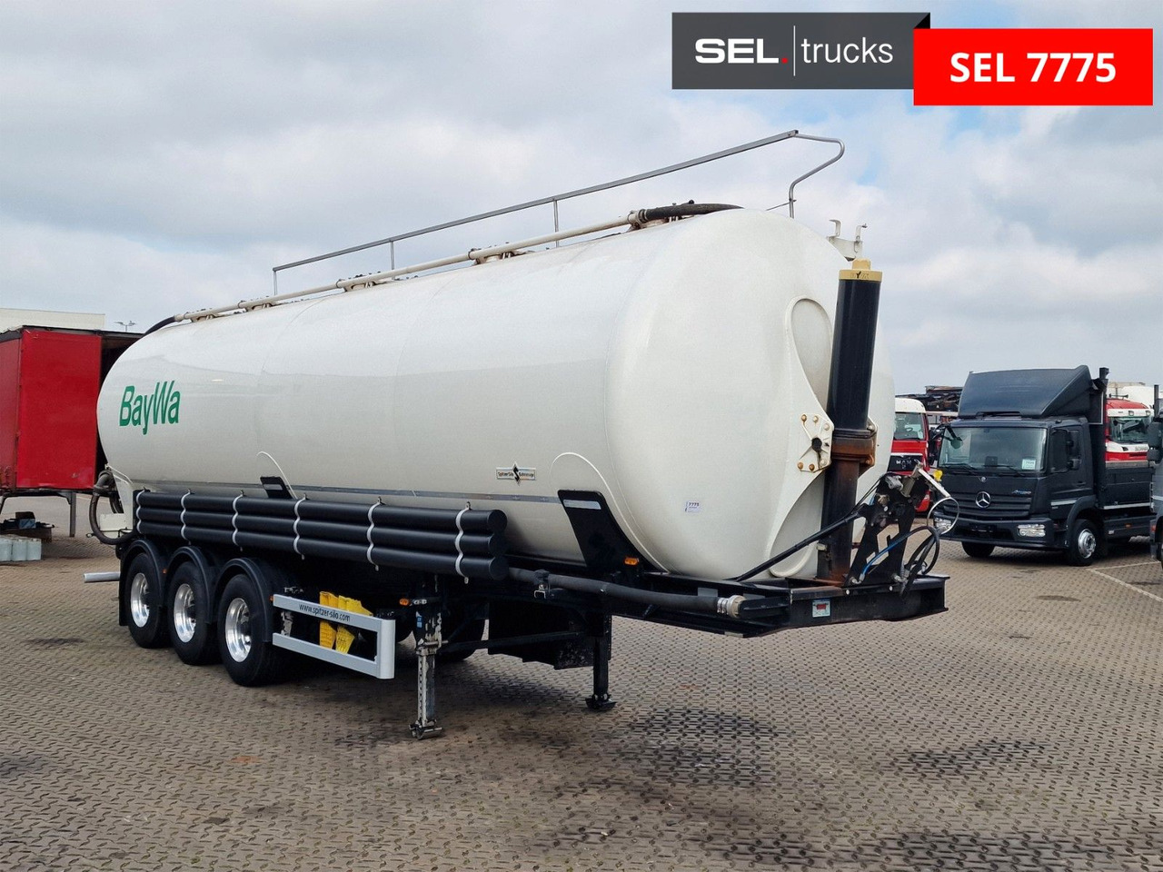 Spitzer SKS 27 / Kippsilo / 53.000 l / Liftachse - Silo semi-trailer: picture 3 Spitzer SKS 27 / Kippsilo / 53.000 l / Liftachse - Silo semi-trailer: picture 3
