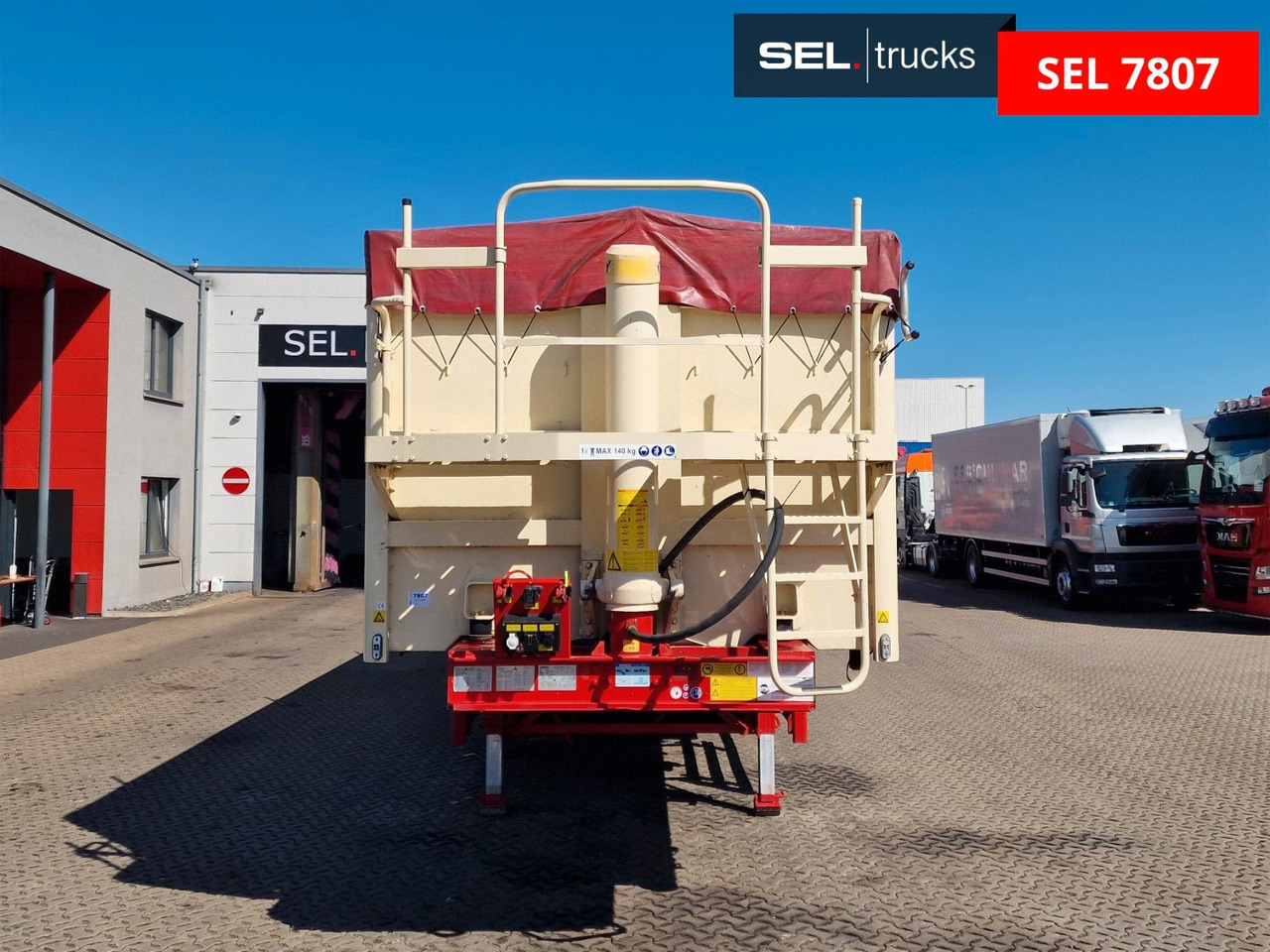 Stas S300CX / Alu-Felgen / EX II, FL, OX, AT / 50m³ - Tipper semi-trailer: picture 2 Stas S300CX / Alu-Felgen / EX II, FL, OX, AT / 50m³ - Tipper semi-trailer: picture 2