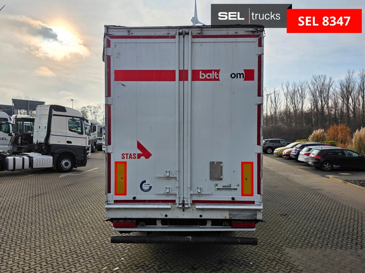 Walking floor semi-trailer Stas S300ZX /ADR Typ EX II, FL, OX, AT / 2 Liftachsen: picture 6