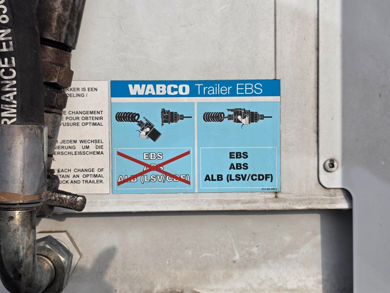 Walking floor semi-trailer Stas S300ZX /ADR Typ EX II, FL, OX, AT / 2 Liftachsen: picture 48