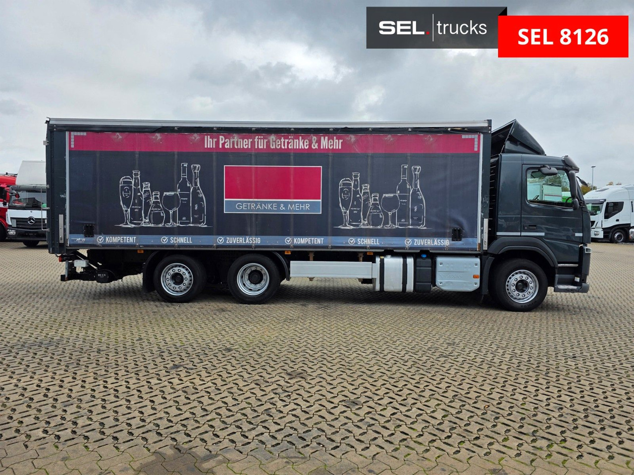 Volvo FM 410 / Ladebordwand / Lenkachse - Curtain side truck: picture 4 Volvo FM 410 / Ladebordwand / Lenkachse - Curtain side truck: picture 4