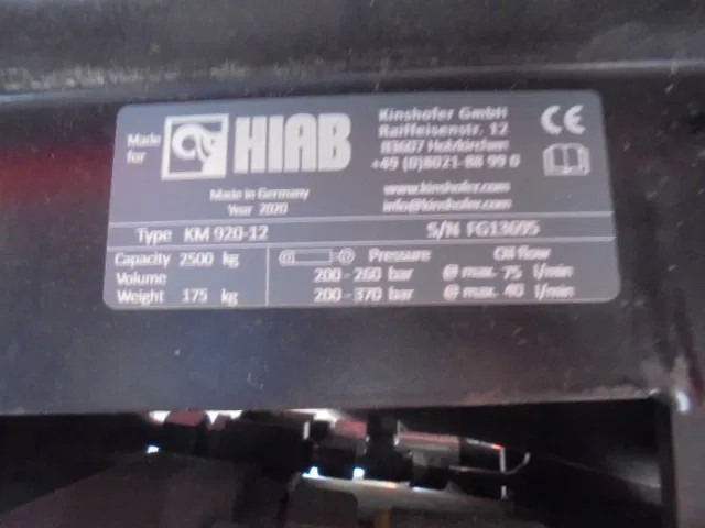 Kinshofer KM 920-12 NEW UNUSED - Truck mounted crane: picture 3 Kinshofer KM 920-12 NEW UNUSED - Truck mounted crane: picture 3