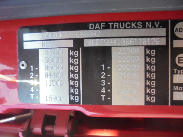 Tractor unit DAF XF 440 6X2 NL TRUCK: picture 20