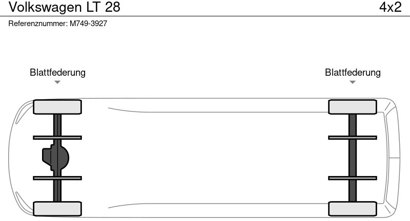 Open body delivery van Volkswagen LT 28: picture 15 Open body delivery van Volkswagen LT 28: picture 15