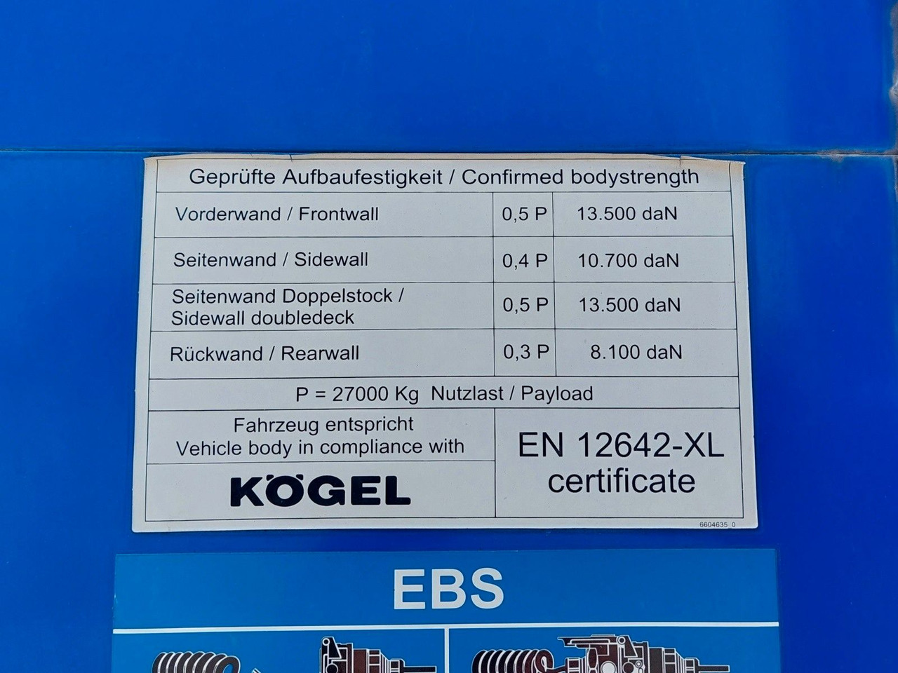 Curtainsider semi-trailer Kögel S24-1 C2V Standard Coil Mulde: picture 10 Curtainsider semi-trailer Kögel S24-1 C2V Standard Coil Mulde: picture 10