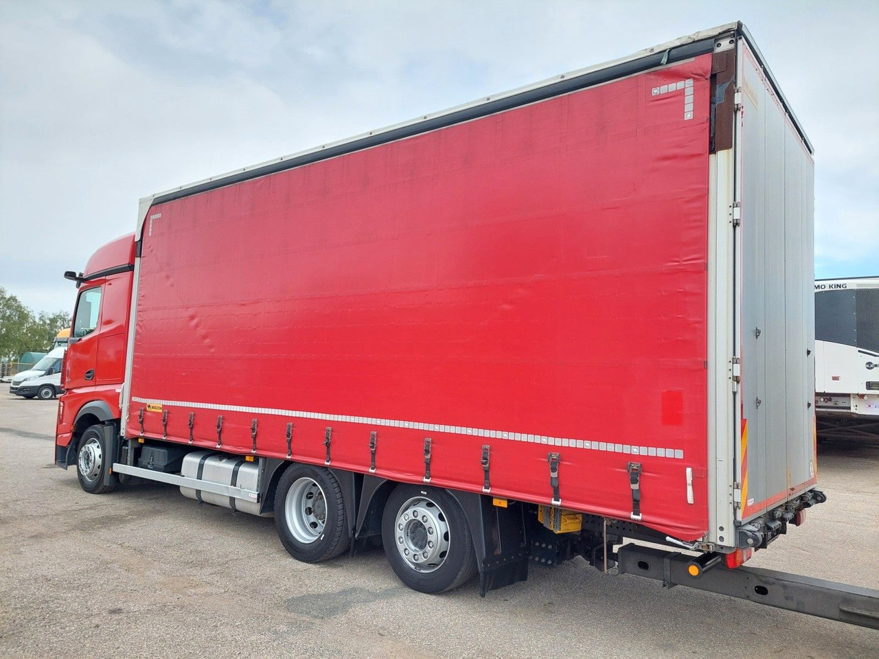Curtain side truck Mercedes-Benz Actros 2545 L/NR 6x2 + Wielton PC2K Durchbar: picture 6