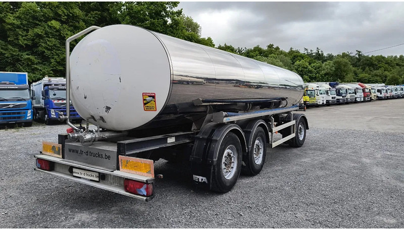 ETA 17500 L INSULATED INOX TANK - 1 COMP - Tanker trailer: picture 2 ETA 17500 L INSULATED INOX TANK - 1 COMP - Tanker trailer: picture 2