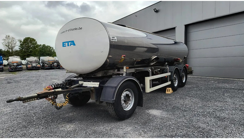 ETA 17500 L INSULATED INOX TANK - 1 COMP - Tanker trailer: picture 1 ETA 17500 L INSULATED INOX TANK - 1 COMP - Tanker trailer: picture 1