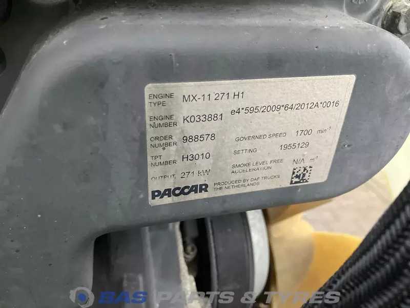 DAF CF Euro 6 Motor DAF MX11 271 H1 1972204 - Engine for Truck: picture 5 DAF CF Euro 6 Motor DAF MX11 271 H1 1972204 - Engine for Truck: picture 5