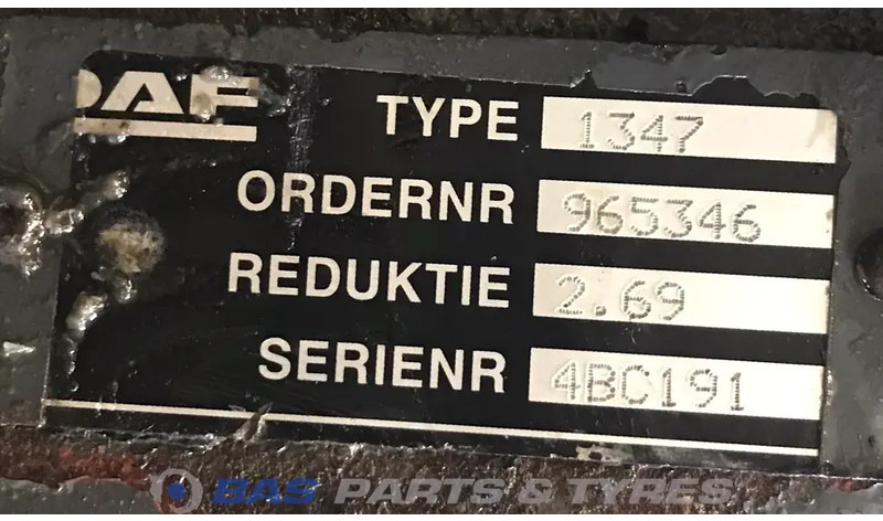 Differential gear for Truck DAF Differentieel AAS1347 1628129: picture 8 Differential gear for Truck DAF Differentieel AAS1347 1628129: picture 8
