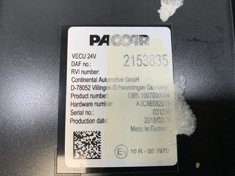 DAF - ECU for Truck: picture 3 DAF - ECU for Truck: picture 3