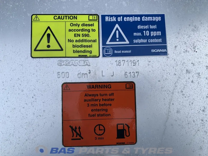 Scania Brandstoftank Scania 600 Liter 1871191 - Fuel tank for Truck: picture 5 Scania Brandstoftank Scania 600 Liter 1871191 - Fuel tank for Truck: picture 5