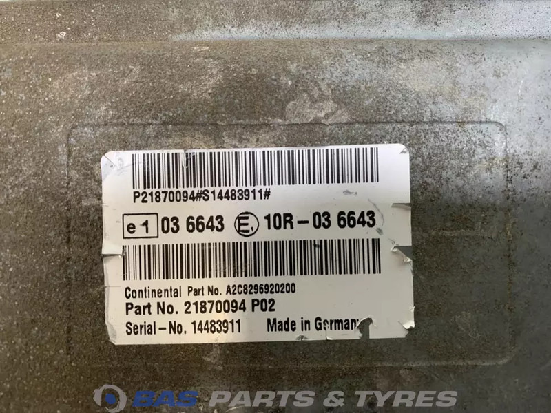 Volvo Regeleenheid Ad-Blue Volvo 21870094 - ECU for Truck: picture 3 Volvo Regeleenheid Ad-Blue Volvo 21870094 - ECU for Truck: picture 3