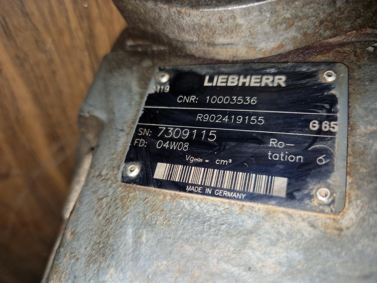BOMBA DE VENTILADOR LIEBHERR R934B - Hydraulic pump for Construction machinery: picture 3 BOMBA DE VENTILADOR LIEBHERR R934B - Hydraulic pump for Construction machinery: picture 3