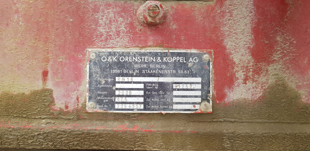 O&K RH16 S/N: 91257 - Crawler excavator: picture 3 O&K RH16 S/N: 91257 - Crawler excavator: picture 3