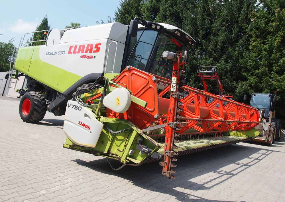 Kombajn zbożawy Claas Lexon 570 Kombajn zbożowy CLAAS LEXION 570+ heder VARIO 7,5m - Combine harvester: picture 3 Kombajn zbożawy Claas Lexon 570 Kombajn zbożowy CLAAS LEXION 570+ heder VARIO 7,5m - Combine harvester: picture 3
